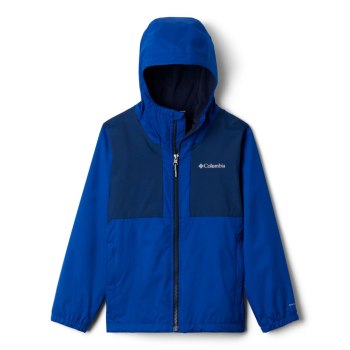 Columbia Jakne Za Dječake - Rainy Trails Fleece Lined Tamnoplave | RKWT-71824